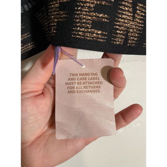 NWT Savage X Fenty Bralette 3X Black Grey Logo Band Wireless Plus Size Lingerie - Picture 6 of 10